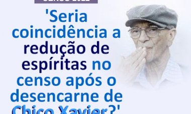 Religiões no Brasil pelo Censo 2022: 'Seria coincidência a redução de espíritas no censo após o desencarne de Chico Xavier?', por Vladimir Alexei